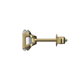 Emerald cut lab-grown diamond solitaire stud earrings, 2.00ct in 18K recycled yellow gold