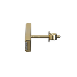 Tapered baguette lab-grown diamond multi-stone ear climber earrings, 1.68ct in 18K recycled yellow gold