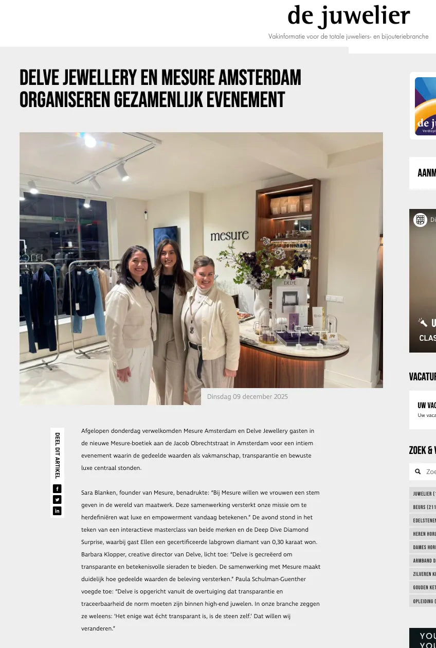 Delve in de Juwelier (Dutch Only)