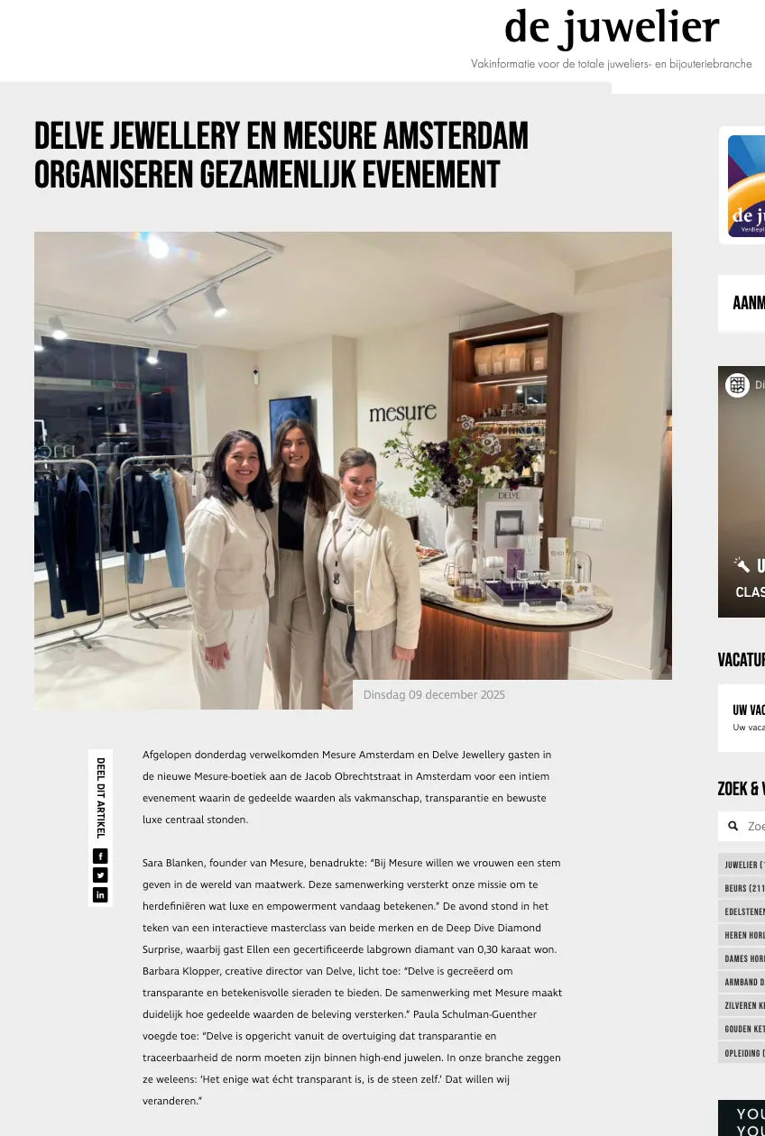 Delve in de Juwelier (Dutch Only)