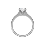 Round brilliant lab-grown diamond solitaire ring 1.50ct in 18K recycled white gold